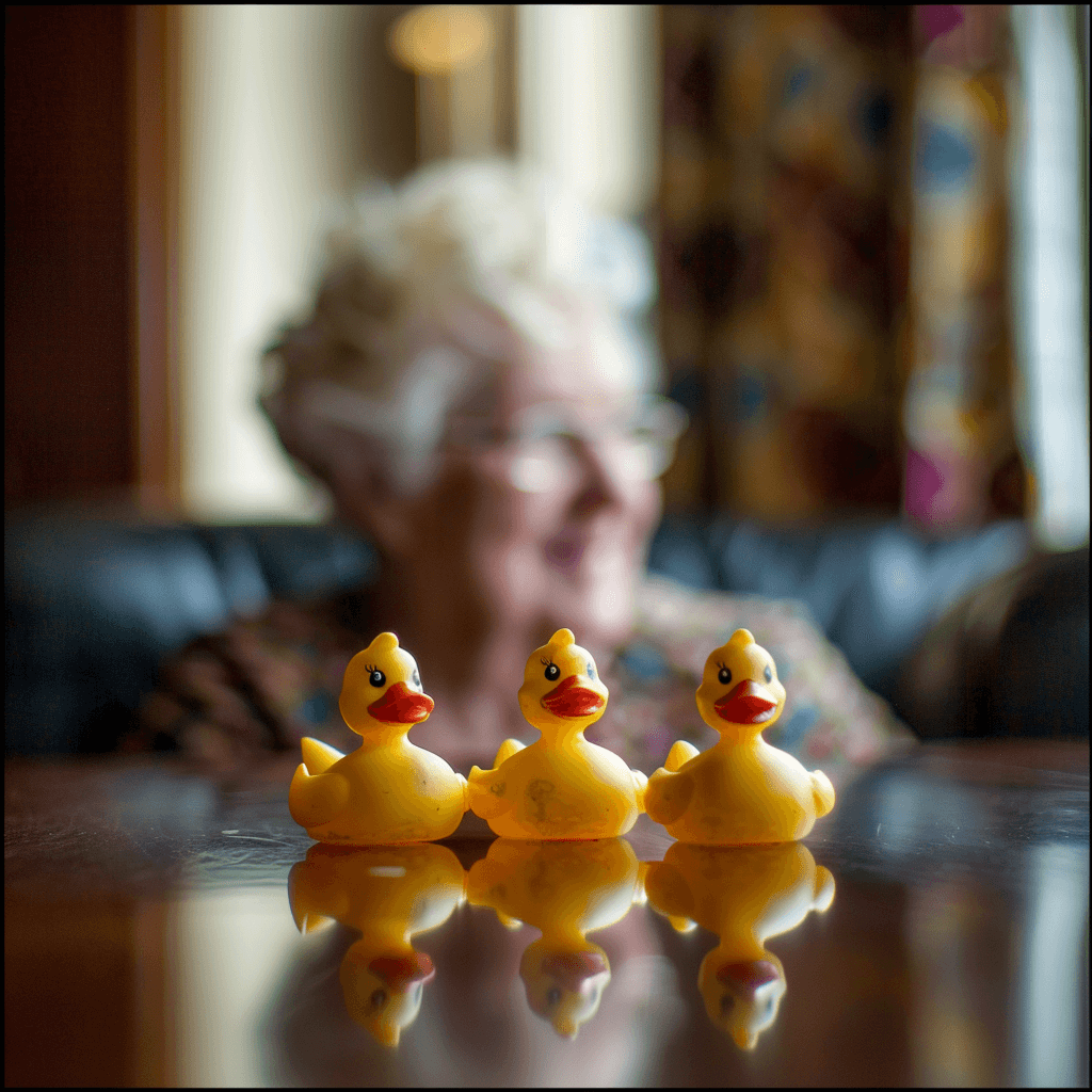 Grandma with Ducks